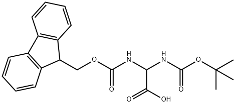 (RS)-2-(BOC-AMINO)-2-(FMOC-AMINO)-ACETIC ACID