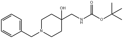 tert-butyl (1-benzyl-4-hydroxypiperidin-4-yl)methylcarbamate