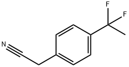 4-(1,1-difluoroethyl)- Benzeneacetonitrile