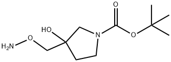 tert-butyl 3-((aminooxy)methyl)-3-hydroxypyrrolidine-1-carboxylate