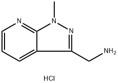 (1-Methyl-1H-pyrazolo[3,4-b]pyridin-3-yl)methanamine hydrochloride