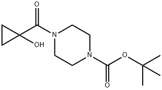 tert-butyl 4-(1-hydroxycyclopropanecarbonyl)piperazine-1-carboxylate