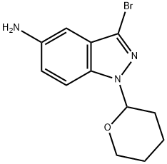 3-Bromo-1-(tetrahydro-2H-pyran-2-yl)-1H-indazol-5-amine