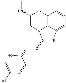 (R)-5,6-Dihydro-5-(methylamino)-4H-imidazo[4,5,1-ij]quinolin-2(1H)-one (Z)-2-butenedioate