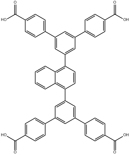 5',5''''-(naphthalene-1,4-diyl)bis(([1,1':3',1''-terphenyl]-4,4''-dicarboxylic acid))