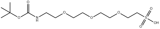 Boc-N-amido-PEG3-sulfonic acid