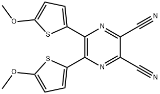 2,3-Pyrazinedicarbonitrile, 5,6-bis(5-methoxy-2-thienyl)-