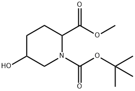 1,2-Piperidinedicarboxylic acid, 5-hydroxy-, 1-(1,1-dimethylethyl) 2-methyl ester
