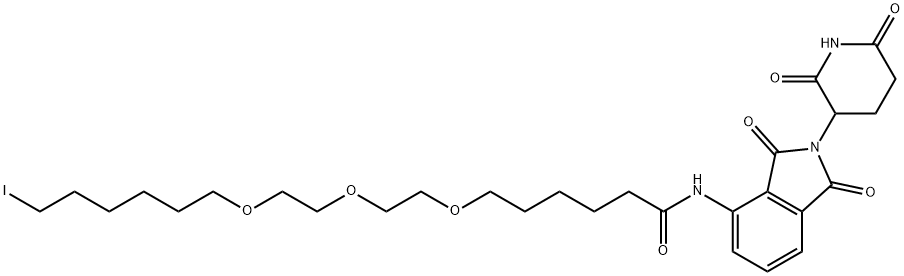 Pomalidomide-C6-PEG3-butyl iodide