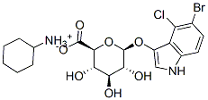 5-Bromo-4-chloro-3-indolyl-beta-D-glucuronide cyclohexylammonium salt