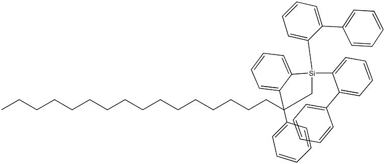 OCTADECYLTRIS(2-BIPHENYLYL)SILANE