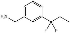 3-(1,1-difluoropropyl)- Benzenemethanamine