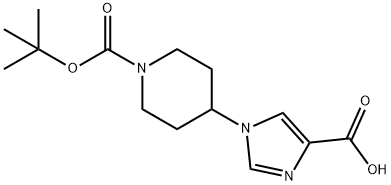 1-[1-(tert-Butoxycarbonyl)-4-piperidinyl]-1H-imidazole-4-carboxylic acid