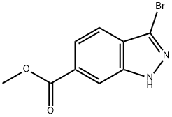 1H-INDAZOLE-6-CARBOXYLIC ACID,3-BROMO-,METHYL ESTER