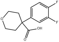 4-(3,4-DIFLUOROPHENYL)TETRAHYDRO-2H-PYRAN-4-CARBOXYLIC ACID