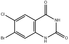 2,4(1H,3H)-Quinazolinedione, 6-chloro-7-bromo-