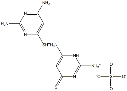 2,4-Diamino-6-Mercaptopyrimidine
       
4-Thioxo-1H-Pyrimidine-2,6-Diammonium Sulphate