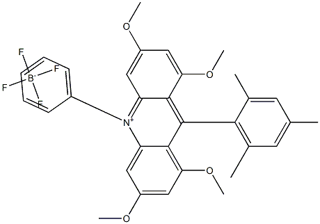 9-mesityl-1,3,6,8-tetramethoxy-10-phenylacridin-10-ium tetrafluoroborate