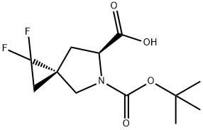 (3S,6S)-5-[(tert-butoxy)carbonyl]-1,1-difluoro-5-azaspiro[2.4]heptane-6-carboxylic acid