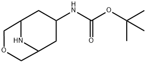 Carbamic acid, N-3-oxa-9-azabicyclo[3.3.1]non-7-yl-, 1,1-dimethylethyl ester