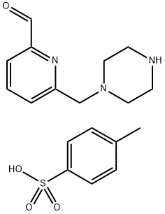 6-(1-Piperazinylmethyl)-2-pyridinecarboxaldehyde Bistosylate Salt