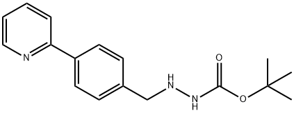 tert-Butyl 2-(4-(pyridin-2-yl)benzyl)hydrazinecarboxylate