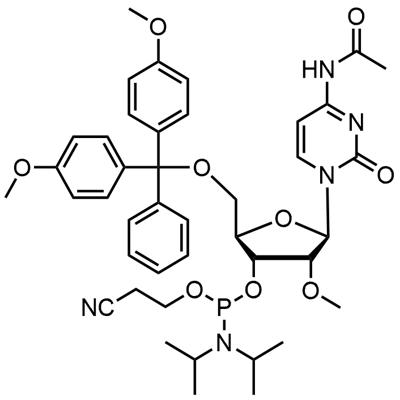 N-Acetyl-5'-O-(4,4-dimethoxytrityl)-2'-O-methylcytidine-3'-(2-cyanoethyl-N,N-diisopropyl)phosphoramidite