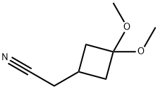 2-(3,3-dimethoxycyclobutyl)acetonitrile