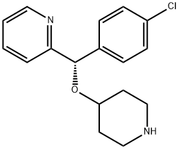 (S)-2-[(4-Chlorophenyl)(4-piperidinyloxy)methyl]pyridine