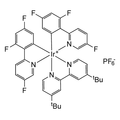 [4,4'-Bis(1,1-dimethylethyl)-2,2'-bipyridine]bis[3,5-difluoro-2-(5-fluoro-2-pyridinyl)phenyl]iridium hexafluorophosphate, min. 98%