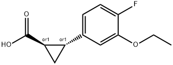 (1R,2R)-rel-2-(3-ethoxy-4-fluorophenyl)cyclopropane-1-carboxylic acid