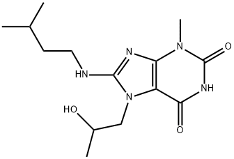 7-(2-hydroxypropyl)-3-methyl-8-(3-methylbutylamino)purine-2,6-dione