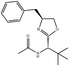 N-((S)-1-((S)-4-Benzyl-4,5-dihydrooxazol-2-yl)-2,2-dimethylpropyl)acetamide >=95%