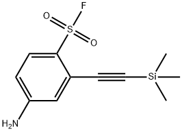 4-Amino-2-((trimethylsilyl)ethynyl)benzenesulfonyl fluoride
