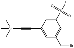 3-(Bromomethyl)-5-((trimethylsilyl)ethynyl)benzenesulfonyl fluoride >=95%