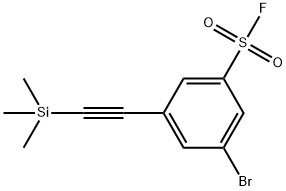 3-Bromo-5-((trimethylsilyl)ethynyl)benzenesulfonyl fluoride >=95%
