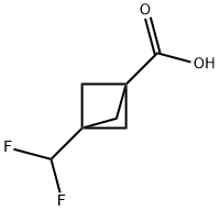 3-(difluoromethyl)bicyclo[1.1.1]pentane-1-carboxylic acid