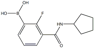 3-(CyclopentylcarbaMoyl)-2-fluorobenzeneboronic acid, 97%