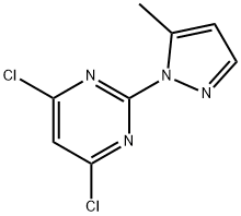 4,6-dichloro-2-(5-methyl-1H-pyrazol-1-yl)pyrimidine