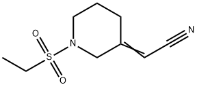 2-[(3Z)-1-(ethanesulfonyl)piperidin-3-ylidene]acetonitrile