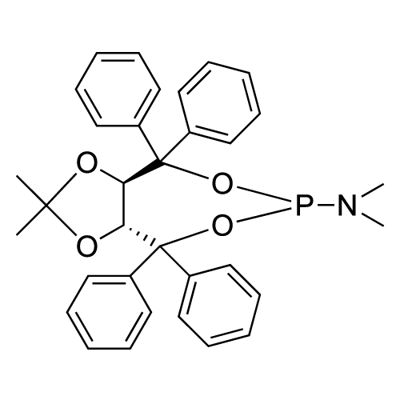 (3AR,8AR)-(-)-(2,2-DIMETHYL-4,4,8,8-TETRAPHENYL-TETRAHYDRO-[1,3]DIOXOLO[4,5-E][1,3,2]DIOXAPHOSPHEPIN-6-YL)DIMETHYLAMINE