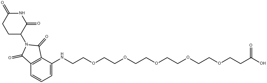 Pomalidomide-PEG5-CO2H