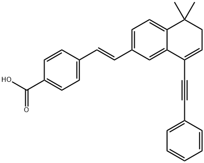 4-[(1E)-2-[5,6-Dihydro-5,5-dimethyl-8-(2-phenylethynyl)-2-naphthalenyl]ethenyl]benzoicacid