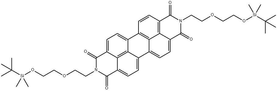 2,9-Bis[2-[2-[[(1,1-dimethylethyl)dimethylsilyl]oxy]ethoxy]ethyl]anthra[2,1,9-def:6,5,10-d′e′f′] diisoquinoline-1,3,8,10(2H,9H)-tetrone