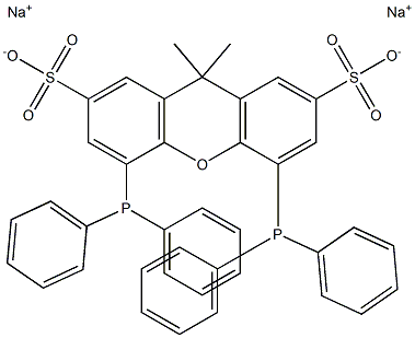 9H-Xanthene-2,7-disulfonic acid,4,5-bis(diphenylphosphino)-9,9-dimethyl-, disodium salt