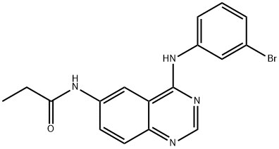 4-[(3-BROMOPHENYL)AMINO]-6-PROPIONYLAMIDOQUINAZOLINE