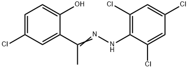 1-(5-Chloro-2-hydroxyphenyl)-ethanone 2-(2,4,6-trichlorophenyl)hydrazone