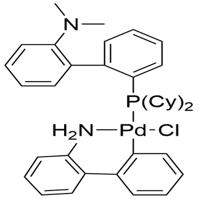 2-dicyclohexylphosphino-2-(N,N-dimethylamino)biphenyl(2′-amino-1,1′-biphenyl-2-yl) palladium(II)