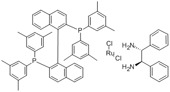 Dichloro{(R)-(+)-2,2'-bis[di(3,5-xylyl)phosphino]-1,1'-binaphthyl}[(1R,2R)-(+)-1,2-diphenylethylenediamine]ruthenium(II)