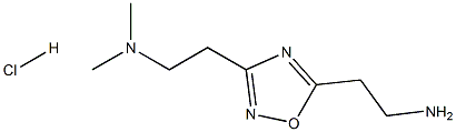 2-(5-(2-Aminoethyl)-1,2,4-oxadiazol-3-yl)-N,N-dimethylethan-1-amine hydrochloride
